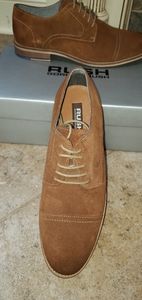 Gordon Rush Robison Cap Toe Derby Suede Shoes